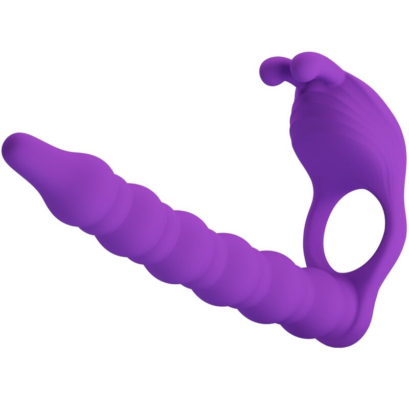 PRETTY LOVE - BLACKNEY PENIS RING WITH LILA VIBRATOR PLUG - NOCTURNA DESIRES