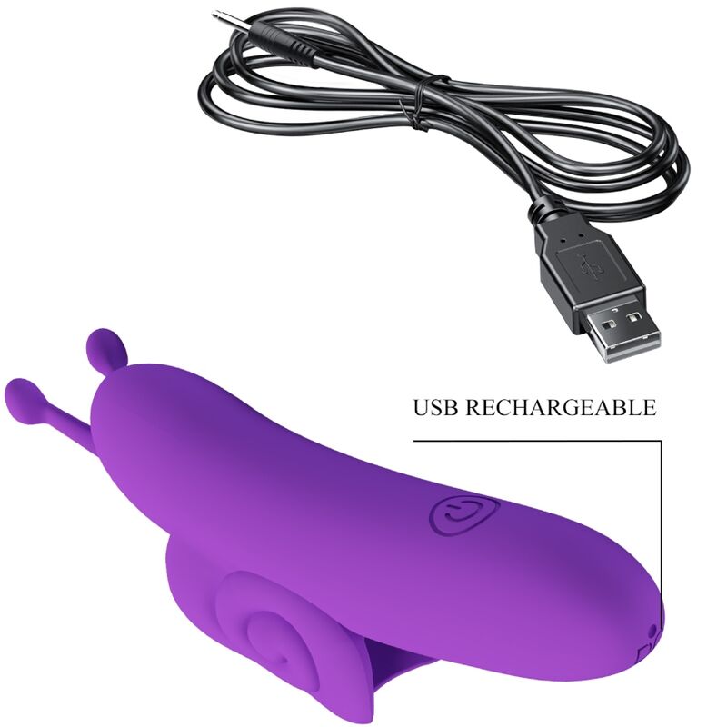 PRETTY LOVE - SNAIL POWERFUL PURPLE FINGER STIMULATOR - NOCTURNA DESIRES