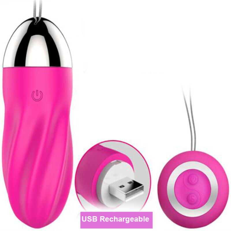 ARMONY - SWEETY SPIRAL VIBRATING EGG REMOTE CONTROL PINK - NOCTURNA DESIRES
