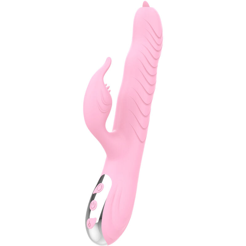 ARMONY - MARCIA VIBRATOR & THRUSTING DOUBLE TONGUE HEAT EFFECT PINK - NOCTURNA DESIRES