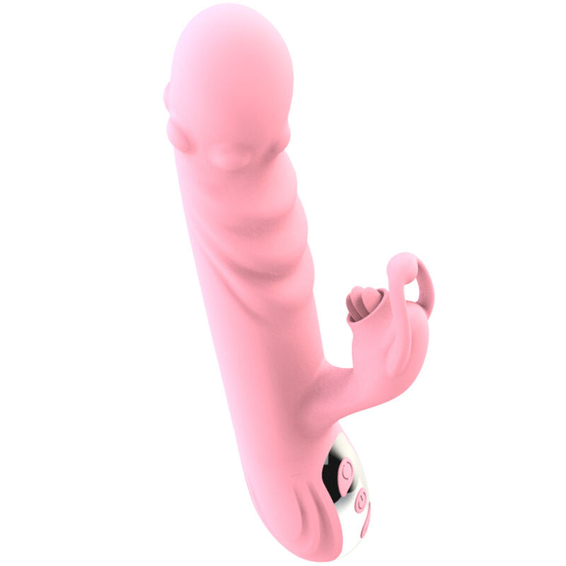ARMONY - FULLY TONGUE VIBRATOR WITH STIMULATING TONGUE PINK HEAT EFFECT - NOCTURNA DESIRES