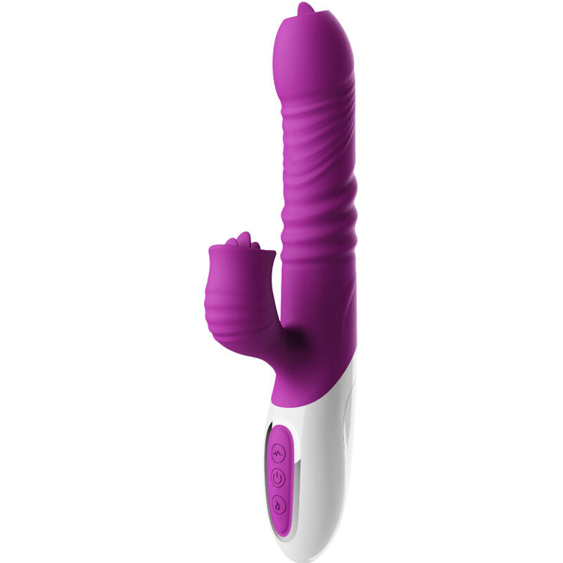 ARMONY - DOUBLE TONGUE VIBRATOR & THRUSTING VIOLET HEAT EFFECT - NOCTURNA DESIRES
