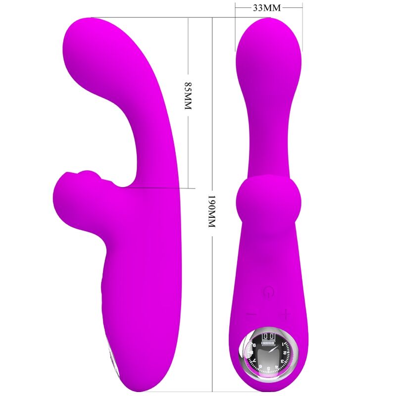 PRETTY LOVE - SKYLAR PURPLE STIMULATOR VIBRATOR - NOCTURNA DESIRES