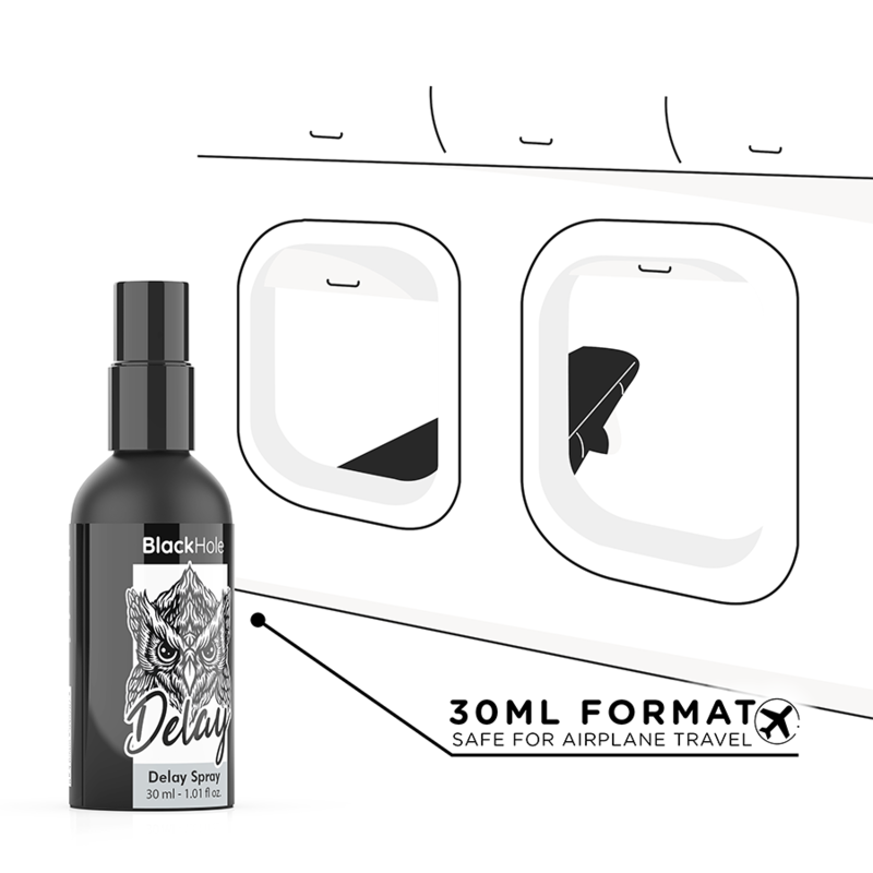 BLACK HOLE - DELAY SPRAY STUDY FORTE 30 ML - NOCTURNA DESIRES