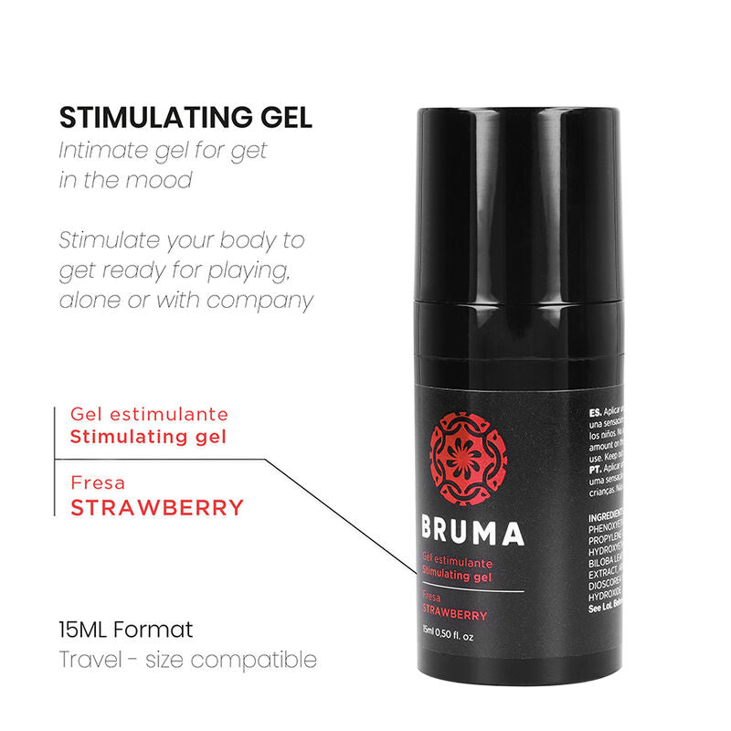 BRUMA - STRAWBERRY FLAVOR INTENSIFYING BALM 15 ML - NOCTURNA DESIRES