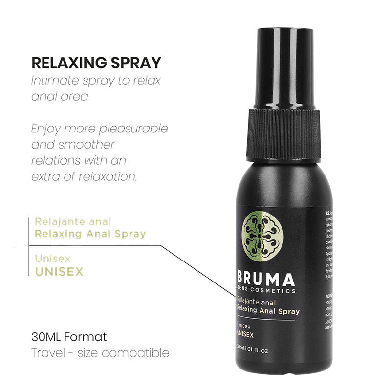 BRUMA - RELAXING ANAL SPRAY UNISEX 30 ML - NOCTURNA DESIRES