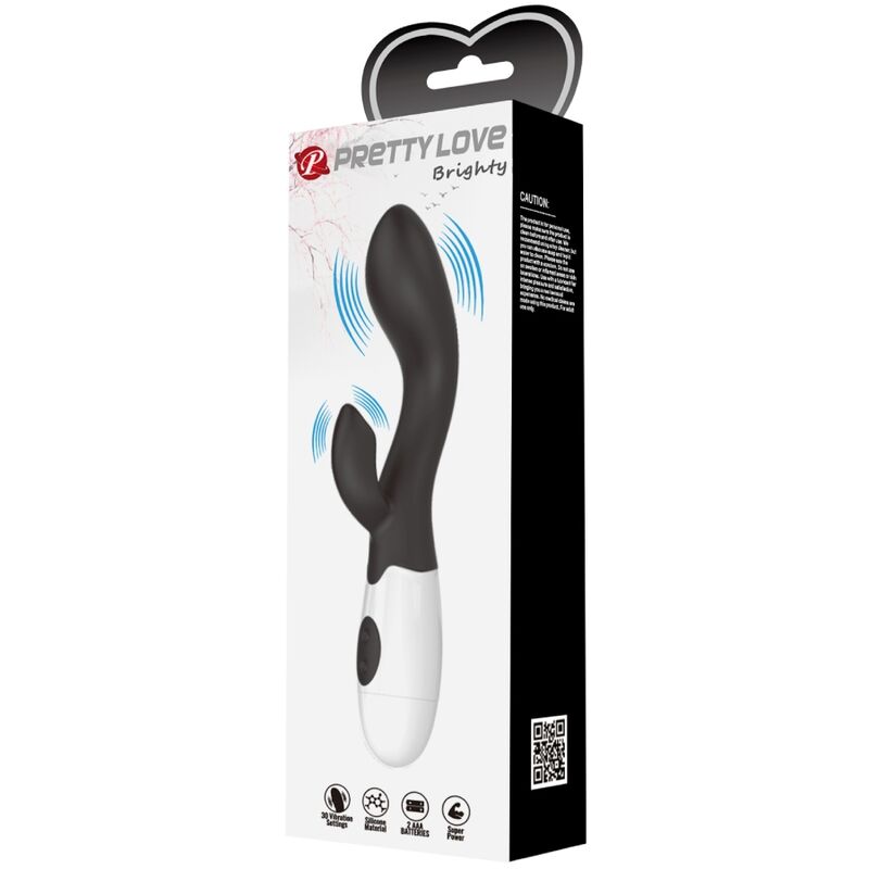 PRETTY LOVE - BRIGHTY G-SPOT VIBRATOR BLACK - NOCTURNA DESIRES