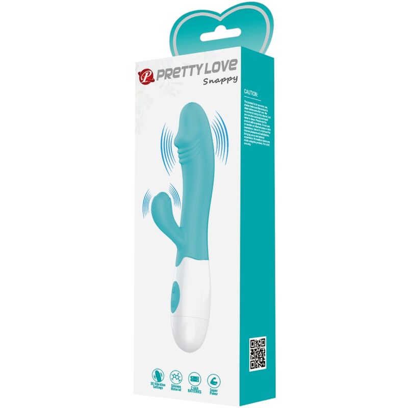 PRETTY LOVE - SNAPPY G-SPOT VIBRATOR AQUA GREEN - NOCTURNA DESIRES