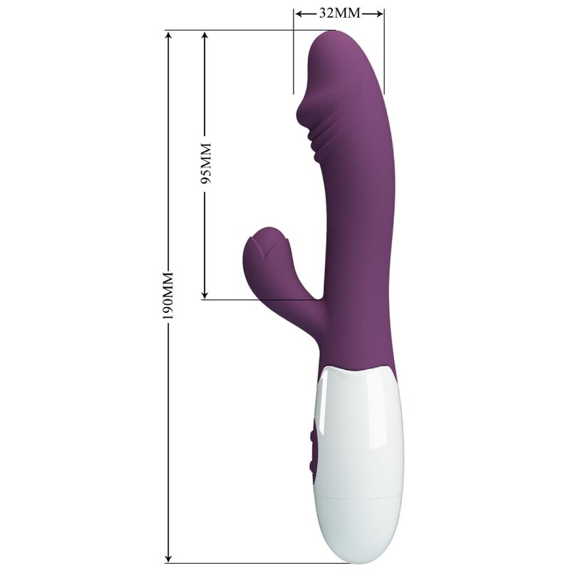 PRETTY LOVE - SNAPPY G-SPOT VIBRATOR PURPLE - NOCTURNA DESIRES