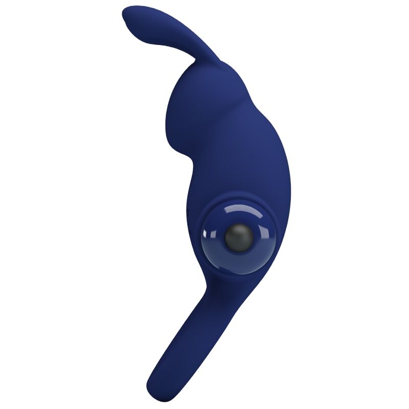 PRETTY LOVE - JIRO RABBIT RING WITH VIBRATION BLUE - NOCTURNA DESIRES