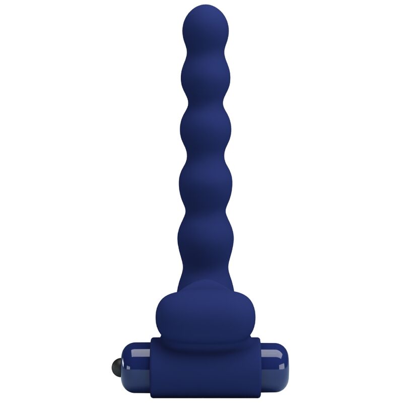 PRETTY LOVE - AJMAL VIBRATING RING WITH PLUG BLUE - NOCTURNA DESIRES