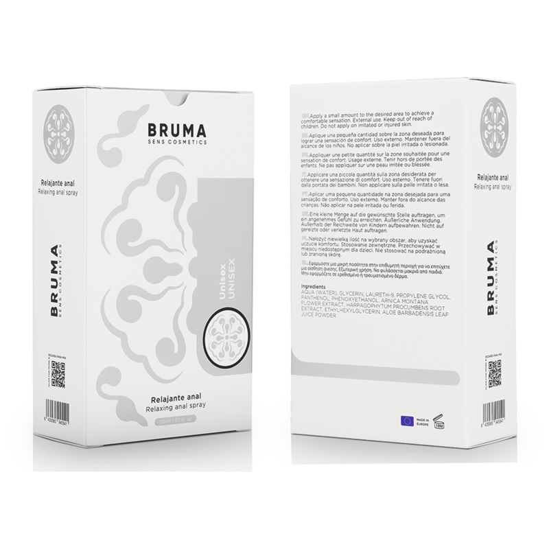 BRUMA - RELAXING ANAL SPRAY UNISEX 30 ML - NOCTURNA DESIRES