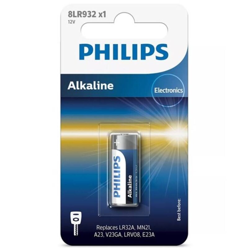 PHILIPS - ALKALINE BATTERY 12V LR23A MN21 8LR932 BLISTER*1 - NOCTURNA DESIRES