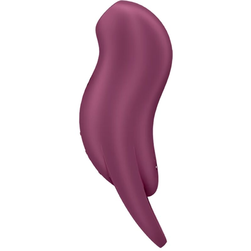 SATISFYER - POCKET PRO 1 CLITORIS STIMULATOR GARNET - NOCTURNA DESIRES