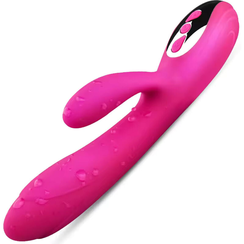 ARMONY - FLEXIBLE VIBRATOR & STIMULATOR WITH FUCHSIA HEAT EFFECT - NOCTURNA DESIRES