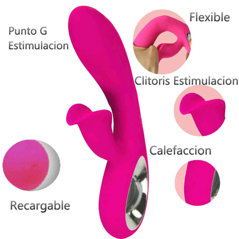 ARMONY - DARO VIBRATOR & PULL RING STIMULATOR FUCHSIA - NOCTURNA DESIRES