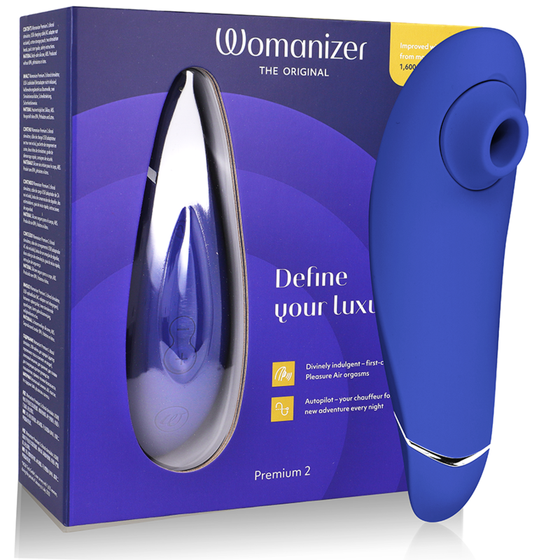WOMANIZER - PREMIUM 2 CLITORAL STIMULATOR BLUEBERRY - NOCTURNA DESIRES