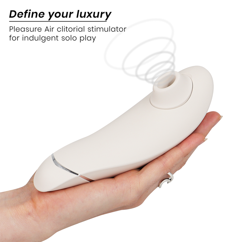 WOMANIZER - PREMIUM 2 CLITORAL STIMULATOR WARM GRAY - NOCTURNA DESIRES