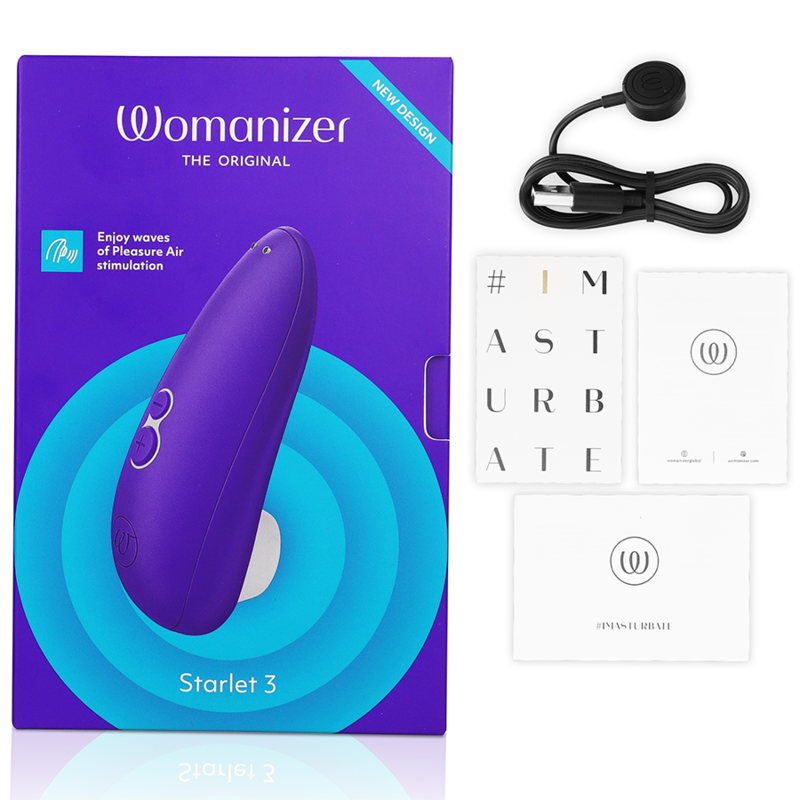 WOMANIZER - STARLET 3 CLITORAL STIMULATOR INDIGO - NOCTURNA DESIRES