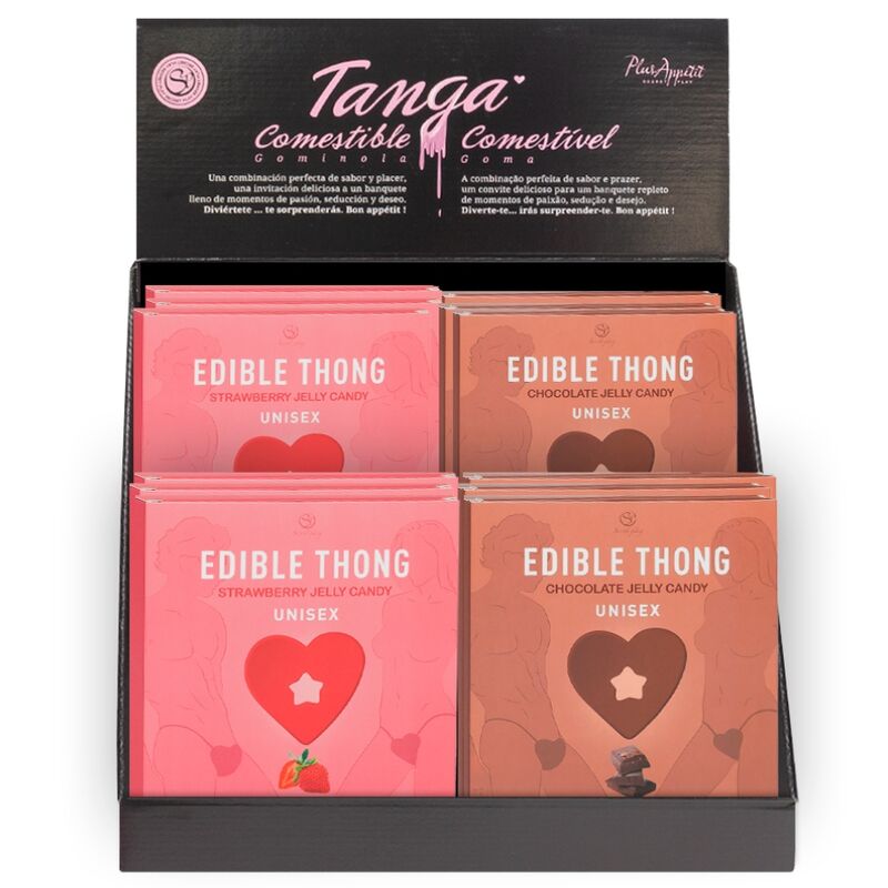 SECRET PLAY - CHOCOLATE GUMMY THONG - NOCTURNA DESIRES