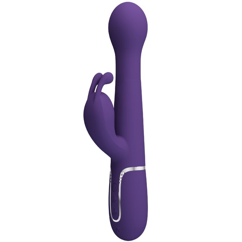 PRETTY LOVE - DEJON RABBIT VIBRATOR 3 IN 1 MULTIFUNCTION PURPLE - NOCTURNA DESIRES