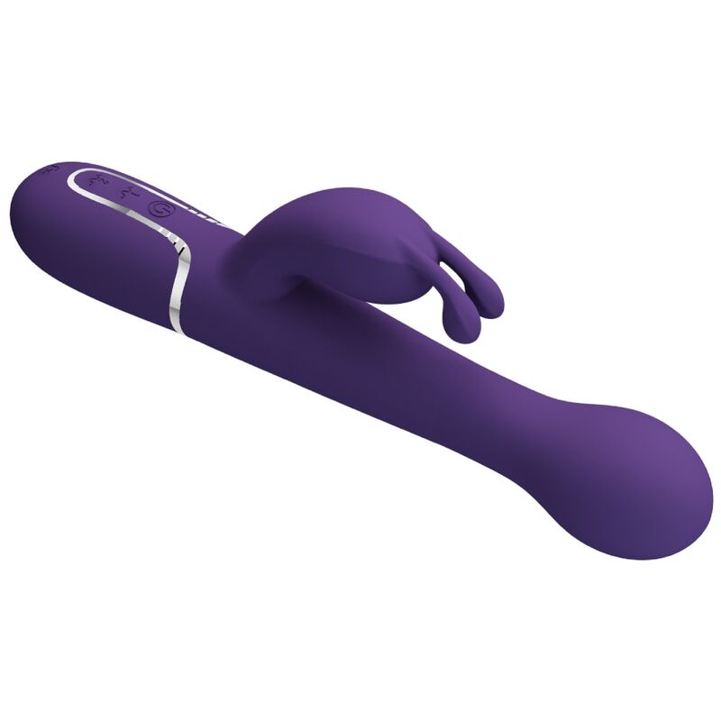 PRETTY LOVE - DEJON RABBIT VIBRATOR 3 IN 1 MULTIFUNCTION PURPLE - NOCTURNA DESIRES