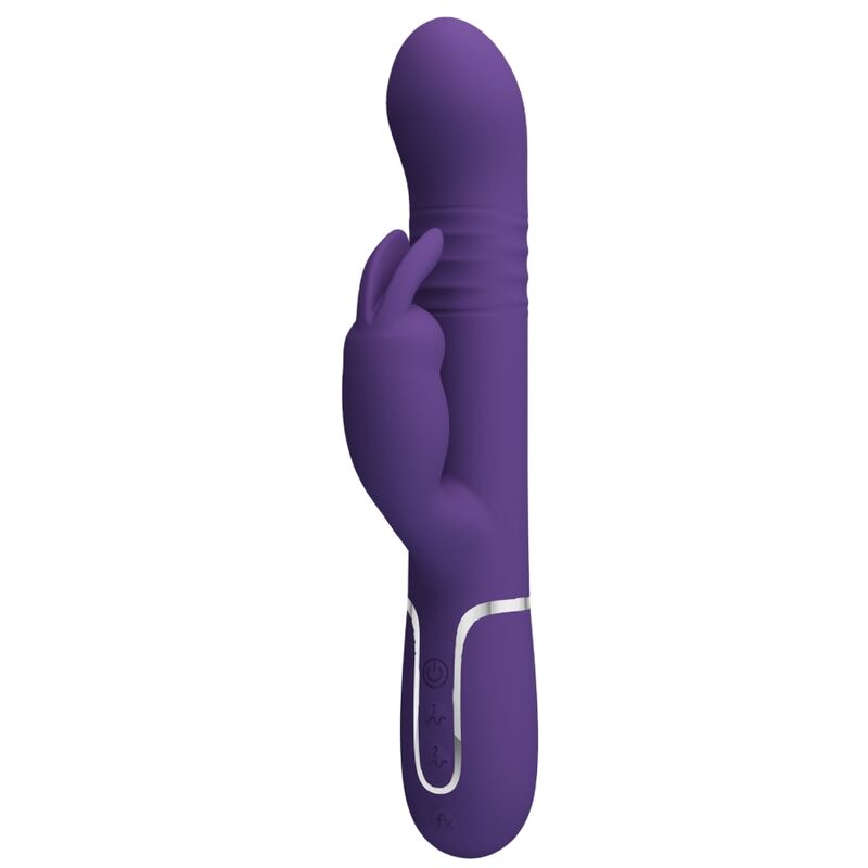 PRETTY LOVE - COALE RABBIT VIBRATOR 4 IN 1 PURPLE - NOCTURNA DESIRES