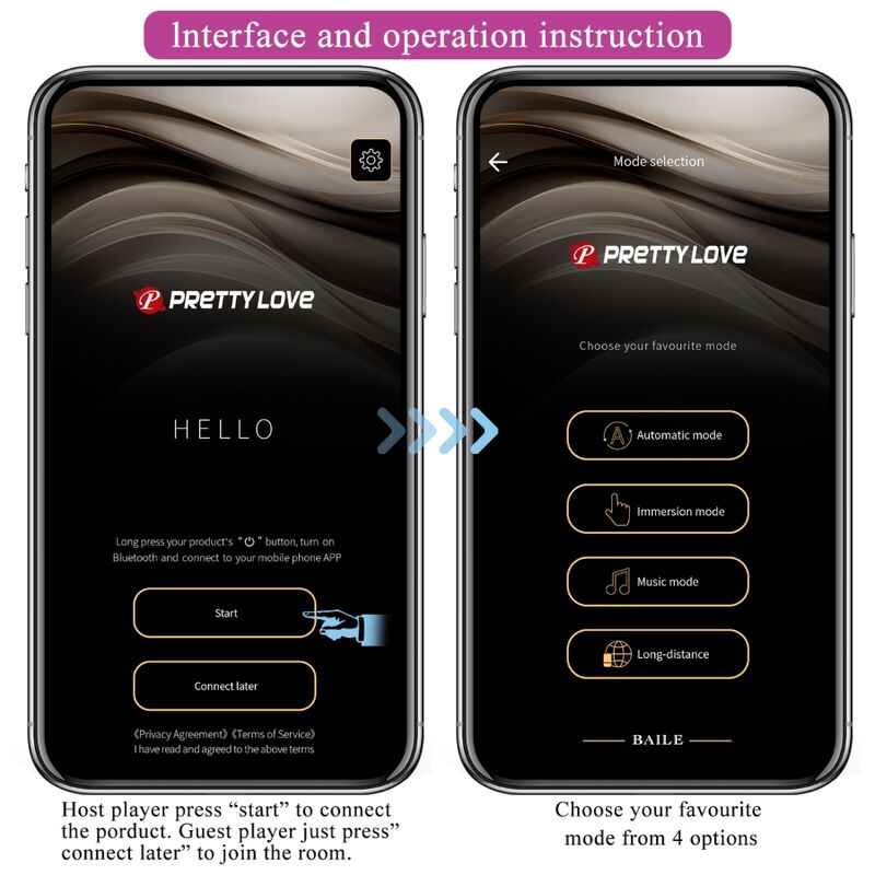 PRETTY LOVE - HECTOR ELECTROSHOCK VIBRATOR FREE APP VIOLET - NOCTURNA DESIRES