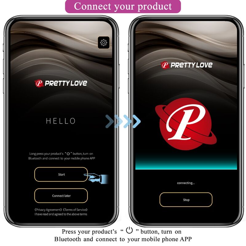 PRETTY LOVE - HECTOR ELECTROSHOCK VIBRATOR FREE APP VIOLET - NOCTURNA DESIRES