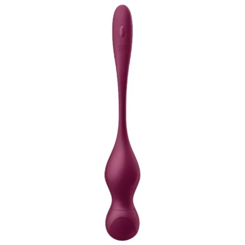 SATISFYER - LOVE BIRDS VARY VIBRATING BALLS FREE APP WINE RED - NOCTURNA DESIRES