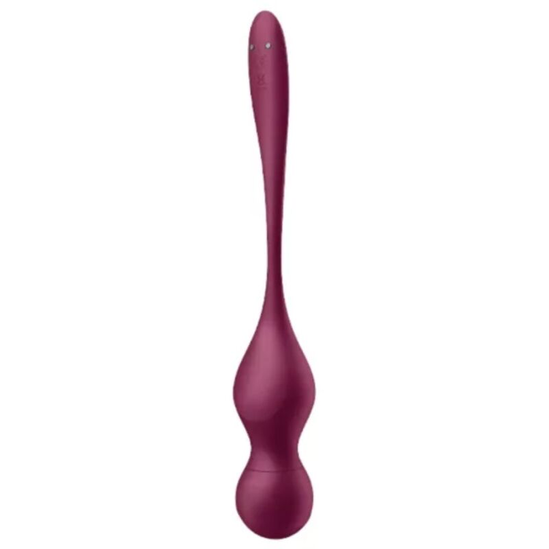 SATISFYER - LOVE BIRDS VARY VIBRATING BALLS FREE APP WINE RED - NOCTURNA DESIRES
