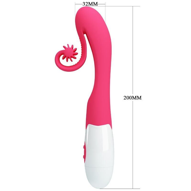 ROMANCE - PINK VIBRATOR AND STIMULATOR 30 SPEEDS - NOCTURNA DESIRES