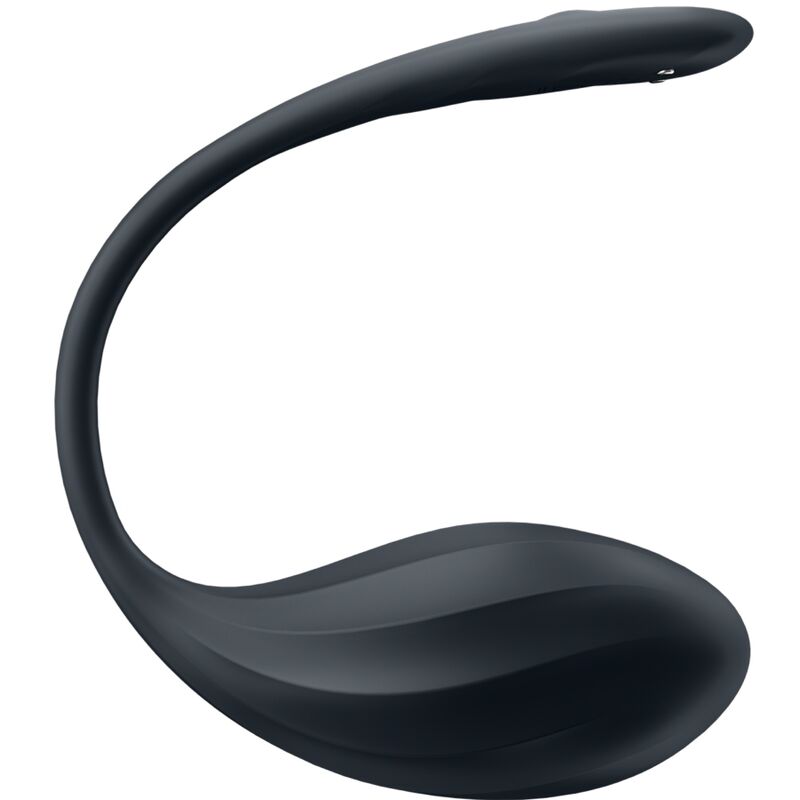 SATISFYER - RIBBED PETAL G POINT STIMULATOR REMOTE CONTROL BLACK FREE APP - NOCTURNA DESIRES