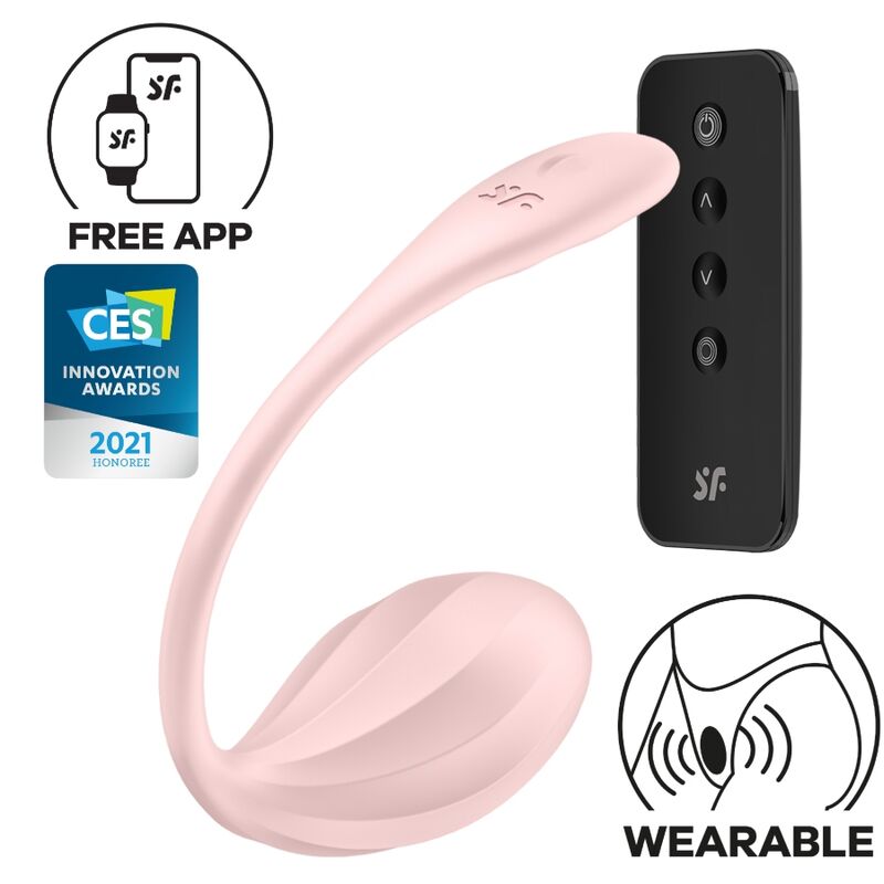 SATISFYER - RIBBED PETAL G POINT REMOTE CONTROL STIMULATOR ROSE FREE APP - NOCTURNA DESIRES