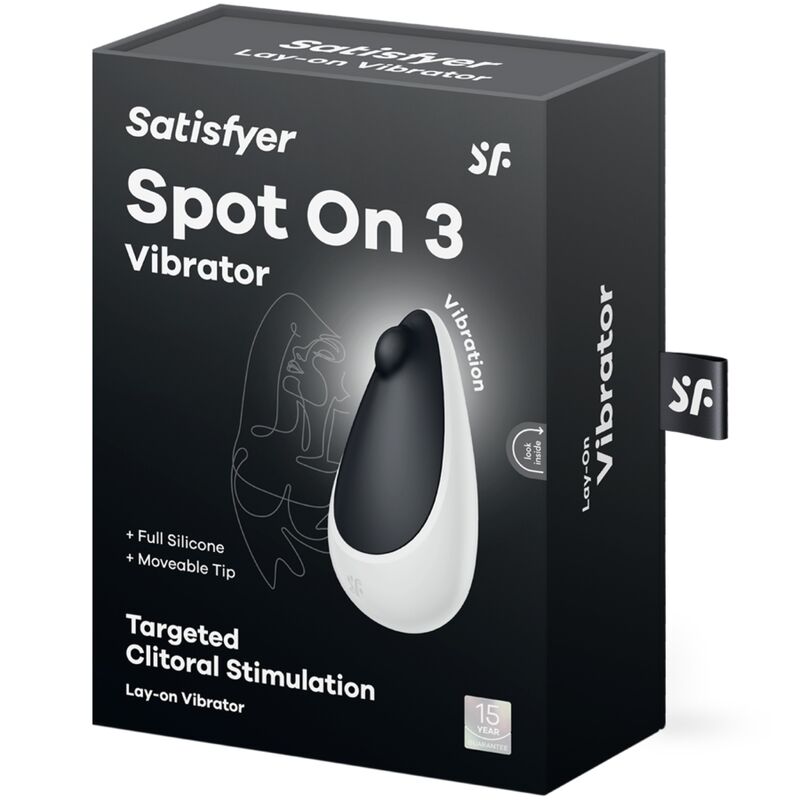 SATISFYER - SPOT ON 3 CLITORIS STIMULATOR BLACK - NOCTURNA DESIRES