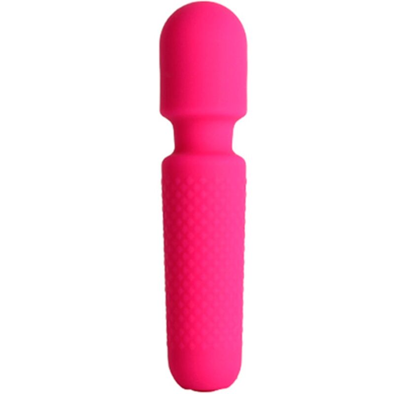 ARMONY - YOUR MAGIC MASSAGER & VIBRATOR RECHARGEABLE 10 VIBRATIONS WAND DOTS PINK - NOCTURNA DESIRES