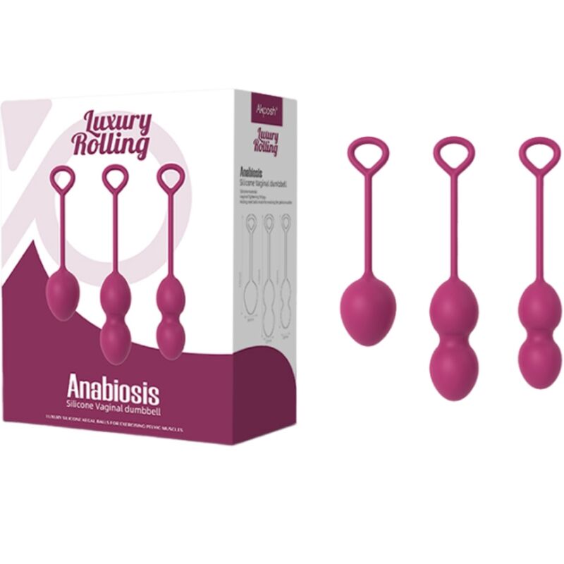 ARMONY - ANABIOSIS VAGINAL DUMBBELL 3 LEVELS BURGUNDY - NOCTURNA DESIRES