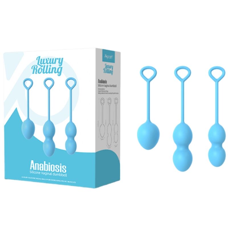 ARMONY - ANABIOSIS VAGINAL DUMBBELL 3 LEVELS BLUE - NOCTURNA DESIRES