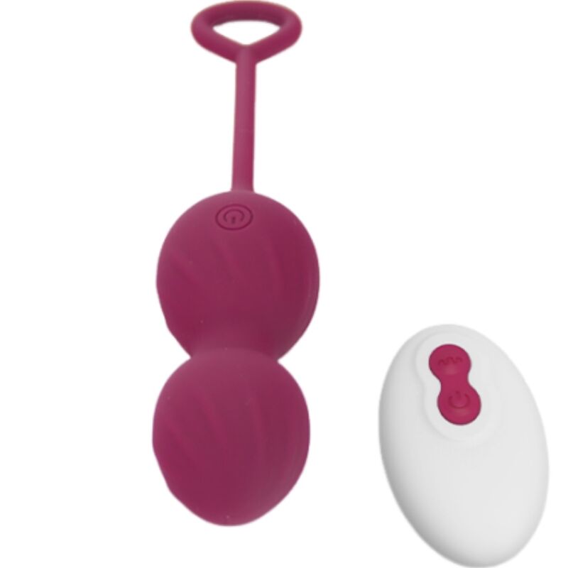 ARMONY - BLOSSOMS VAGINAL DUMBBELL VIBRATION REMOTE CONTROL 10 VIBRATIONS DARK RED - NOCTURNA DESIRES