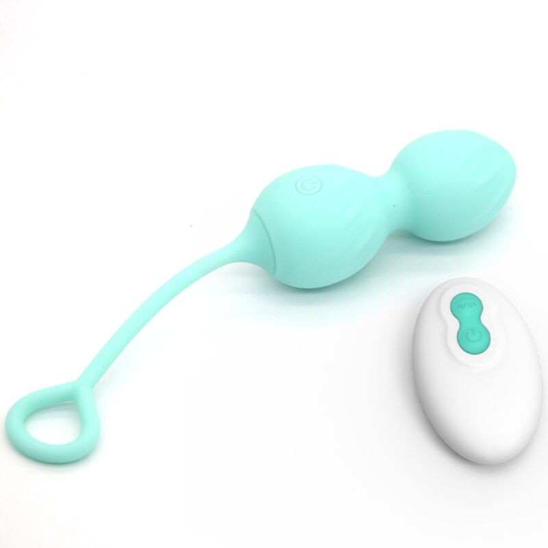 ARMONY - BLOSSOMS VAGINAL DUMBBELL VIBRATION REMOTE CONTROL 10 VIBRATIONS GREEN - NOCTURNA DESIRES