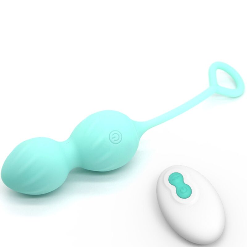 ARMONY - BLOSSOMS VAGINAL DUMBBELL VIBRATION REMOTE CONTROL 10 VIBRATIONS GREEN - NOCTURNA DESIRES