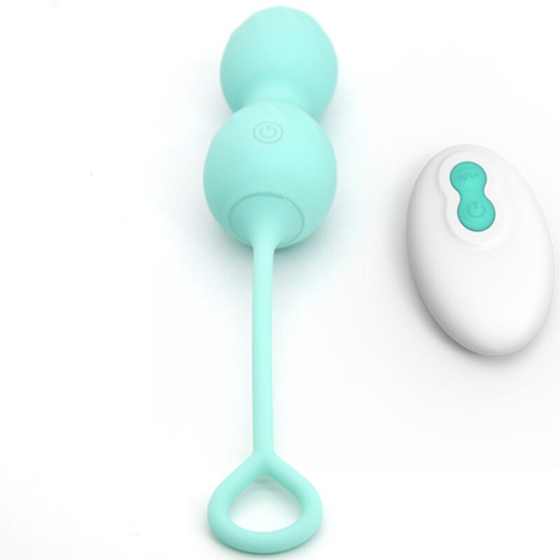 ARMONY - BLOSSOMS VAGINAL DUMBBELL VIBRATION REMOTE CONTROL 10 VIBRATIONS GREEN - NOCTURNA DESIRES