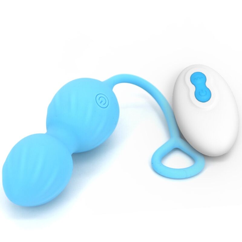 ARMONY - BLOSSOMS VAGINAL DUMBBELL VIBRATION REMOTE CONTROL 10 VIBRATIONS BLUE - NOCTURNA DESIRES