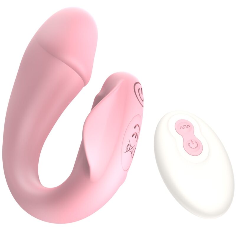 ARMONY - FRESHFUN CICI STAP-ON VIBRATOR REMOTE CONTROL AND APP 10 VIBRATIONS PINK - NOCTURNA DESIRES