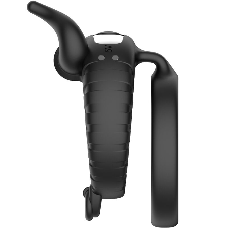 ARMONY - BULL'S PASION RING VIBRATOR 10 SPEEDS BLACK - NOCTURNA DESIRES