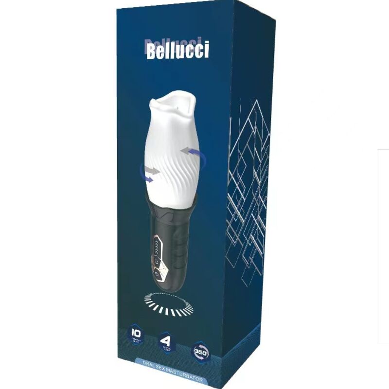 ARMONY - BELUCCI ORAL MASTURBATOR VIBRATOR WHITE - NOCTURNA DESIRES