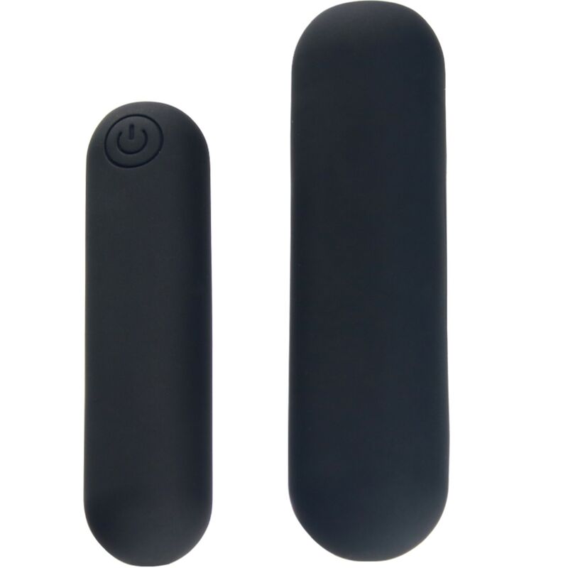 ARMONY - SPLASH HAHA VIBRATOR BULLET SILICONE 10 VIBRATIONS 75 X 19 CM BLACK - NOCTURNA DESIRES