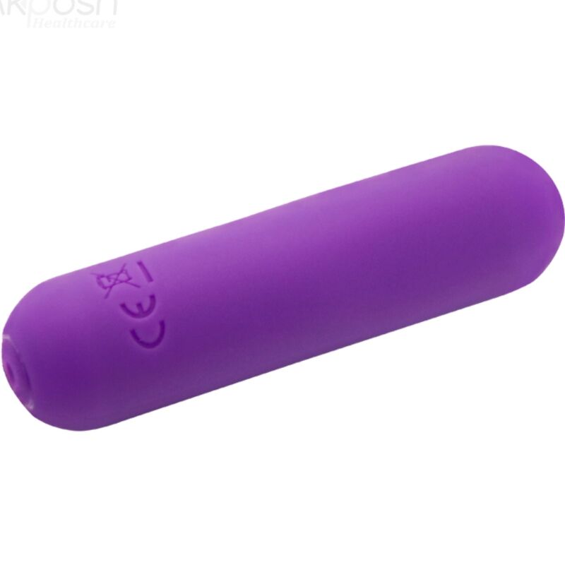 ARMONY - SPLASH HAHA VIBRATOR BULLET SILICONE 10 VIBRATIONS 75 X 19 CM PURPLE - NOCTURNA DESIRES