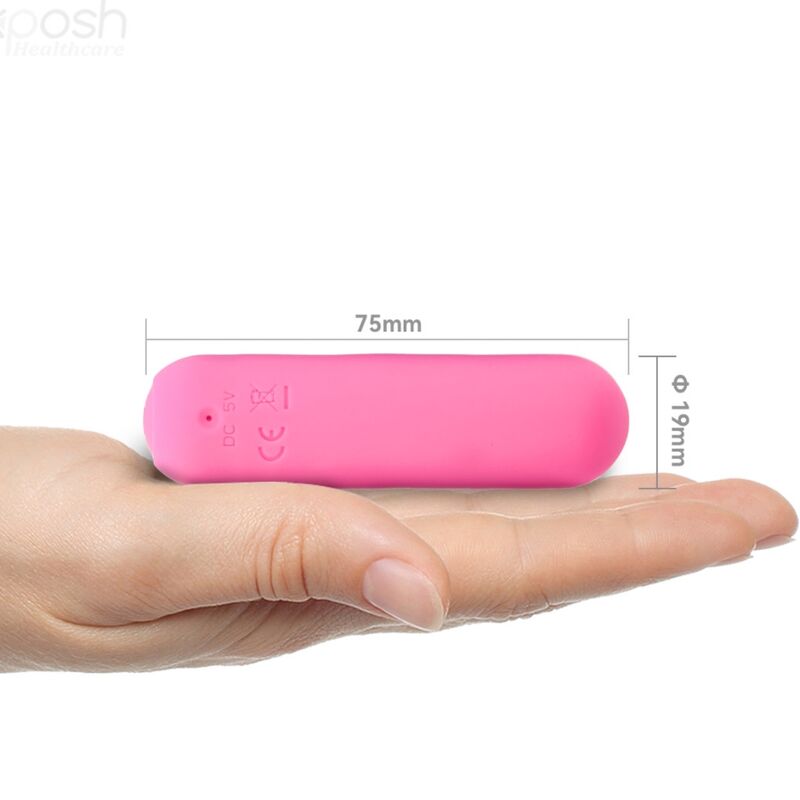ARMONY - SPLASH JOIE VIBRATOR BULLET SILICONE REMOTE CONTROL 10 VIBRATIONS 75 X 19 CM PINK - NOCTURNA DESIRES
