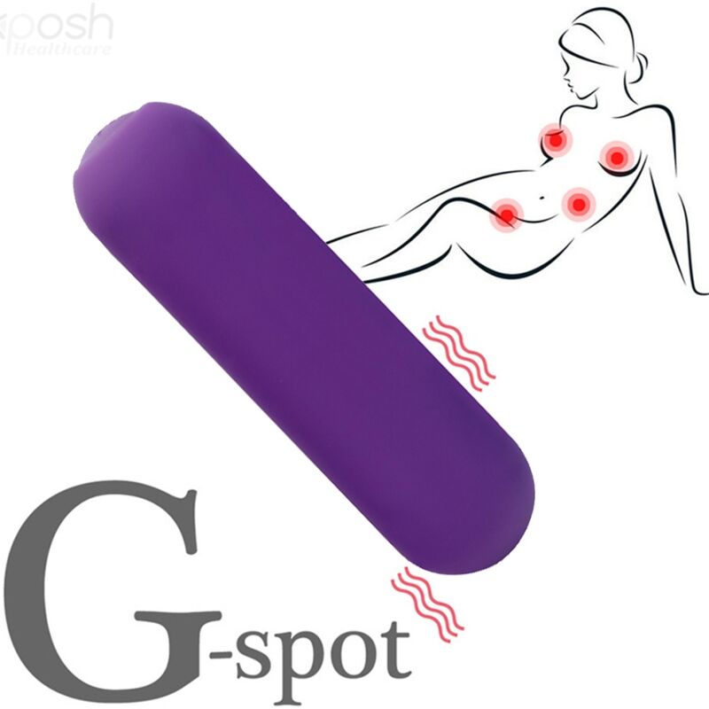 ARMONY - SPLASH JOIE VIBRATOR BULLET SILICONE REMOTE CONTROL 10 VIBRATIONS 75 X 19 CM PURPLE - NOCTURNA DESIRES